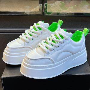 Chaussures de printemps pour hommes respirantes, style décontracté, tendance, polyvalentes, style workwear, chaussures de skate de niche, à semelle épaisse, sportives, décontractées, écologiques - Product Image 1