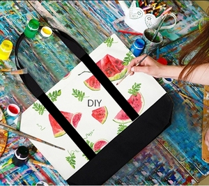 Customized Large Capacity High Quality Reusable Cotton <b>Canvas</b> Shopping <b>Tote</b> <b>Bag</b> Women <b>Canvas</b> Shoulder <b>Bag</b> - Product Image 4