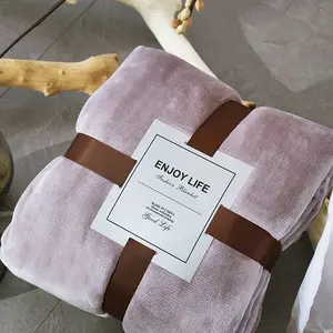 तौलिया रजाई चार सत्रों मूंगा ऊन कंबल झपकी के लिए उपहार कंबल फलालैन चादरें सिंगल, डबल उपयोग