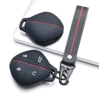 Penutup Kunci Mobil untuk Chery Omoda 5 C5 E5 Jaecoo J7 Tiggo 7 8 9 Pro Arrizo 5 Potongan Presisi Bergaya dengan Gantungan Kunci Anti Gores