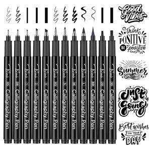 Rotulador de Punta Fina con Tinta Pigmentada Impermeable No Tóxica para Arquitectos, Micro-Pen Negro para Escribir y Dibujar - Product Image 1