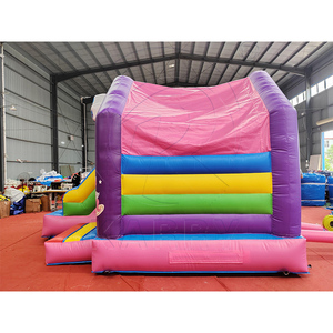 <span class=keywords><strong>Château</strong></span> gonflable commercial à thème licorne avec double toboggan, <span class=keywords><strong>château</strong></span> sauteur arc-en-ciel magique pour location de fêtes d'enfants - Product Image 5