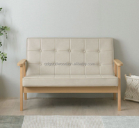 Canapé Chesterfield trois places en bois naturel, design moderne, avec rangement, en PU, pour salon d'angle – Fournisseur direct usine