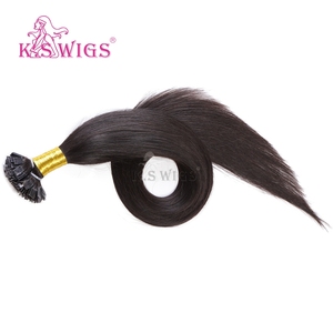 Extensions de cheveux humains Remy à pointe plate 12A, 10-30 pouces, pré-collées, à la kératine, pour la vente au détail - Product Image 1