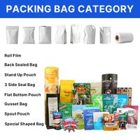 Sac à café durable de 1 kg à fond plat avec valve de dégazage, scellé sur huit côtés, pochette en Mylar imprimée sur mesure pour l'emballage de grains de café