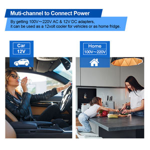 Réfrigérateur portable à compresseur pour Tesla Model Y, congélateur sous coffre, 12V, double zone, 35L, compact - Product Image 5