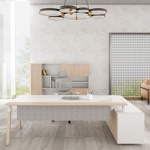 OEM/ODM Modern Design Wood Filing Storage Office <b>Bookcase</b> Commercial Home Office Furniture with Wooden Drawer for Bedroom Use - Product Image 2