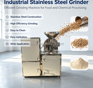 Macchina Industriale per Macinazione a Disco in Acciaio Inox, <span class=keywords><strong>Mulino</strong></span> a Martelli per Farina, Trituratore per Alimenti Secchi, Polverizzatore - Product Image 3