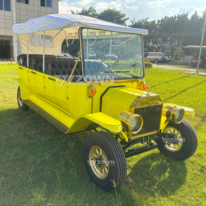 Haute configuration électrique classique voiture vintage voiture de tourisme bas prix rétro voiture classique avec rideau de pluie - Product Image 2
