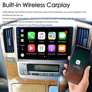 Écran tactile Android 13 de 128 Go pour Toyota Alphard H10 2004-2008, navigation GPS, autoradio stéréo, lecteur multimédia vidéo, unité principale - Product Image 4