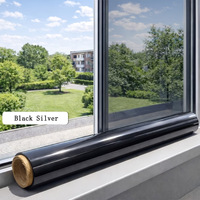 Bestseller Selbstklebende Einweg-Spiegelfolie PET-Fensterfolie Wärmeisolierung Anti-UV Sonnenschutz Umweltfreundlicher Sichtschutz für Zuhause