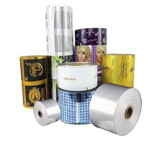 Hoge Kwaliteit Food Grade Zachte Verpakking Zak Productie Opp/Cpp/Pe Plastic Film Zak Samengestelde Film Roll