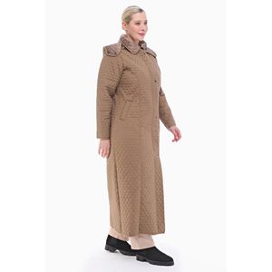 Manteau matelassé avec capuche, parka de 142 cm de long - Product Image 3