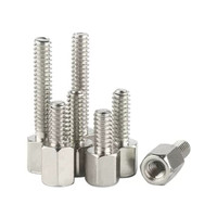 M2-M2.5-M3-M4-M5-M6-M8 entretoise hexagonale mâle femelle en laiton personnalisé 4-40-6-32-8-32-10-24-10-32-20 tailles vis d'écartement pour PCB 1/4