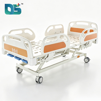 Siège réglable hydraulique à 3 fonctions avec 3 manivelles, inclinaison de 0 à 80 degrés °   Lit médical manuel pour hôpital