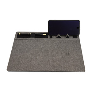 <span class=keywords><strong>Chargeur</strong></span> sans fil rapide 15W, <span class=keywords><strong>tapis</strong></span> de souris multifonctionnel, <span class=keywords><strong>tapis</strong></span> de bureau avec porte-stylo et support pour téléphone, rangement de bureau, <span class=keywords><strong>chargeur</strong></span> sans fil - Product Image 6