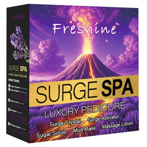 Prodotti Pedicure Foot Spa <span class=keywords><strong>Detox</strong></span> Scrub allo zucchero esfoliante maschera per i piedi lozione per massaggio con buccia premio vulcano 5 Step Pedicure Kit Spa - Product Image 1