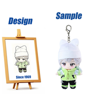 Usine Shengye Fournisseur Fiable Personnalisé Poupée en Peluche Mignonne de Dessin Animé Jouet en Peluche Anime Poupée Style Coréen Porte-clés en Peluche Idole