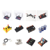 Equipo de Experimentos de Circuitos Eléctricos para Física de Secundaria, Juego Completo con Amperímetro y Voltímetro, Kit de Experimentos de Demostración Eléctrica