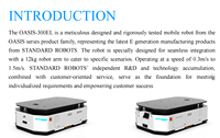 AMR 300EL Plateforme robotique mobile AMR, Robot mobile autonome AMR AGV, Transfeteur de palettes AMR pour le transport industriel