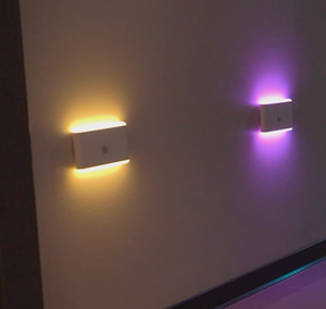 2025 actualización Sensor de movimiento inteligente luz nocturna inalámbrica recargable LED lámpara de pared para pasillo escaleras guardería - Product Image 1