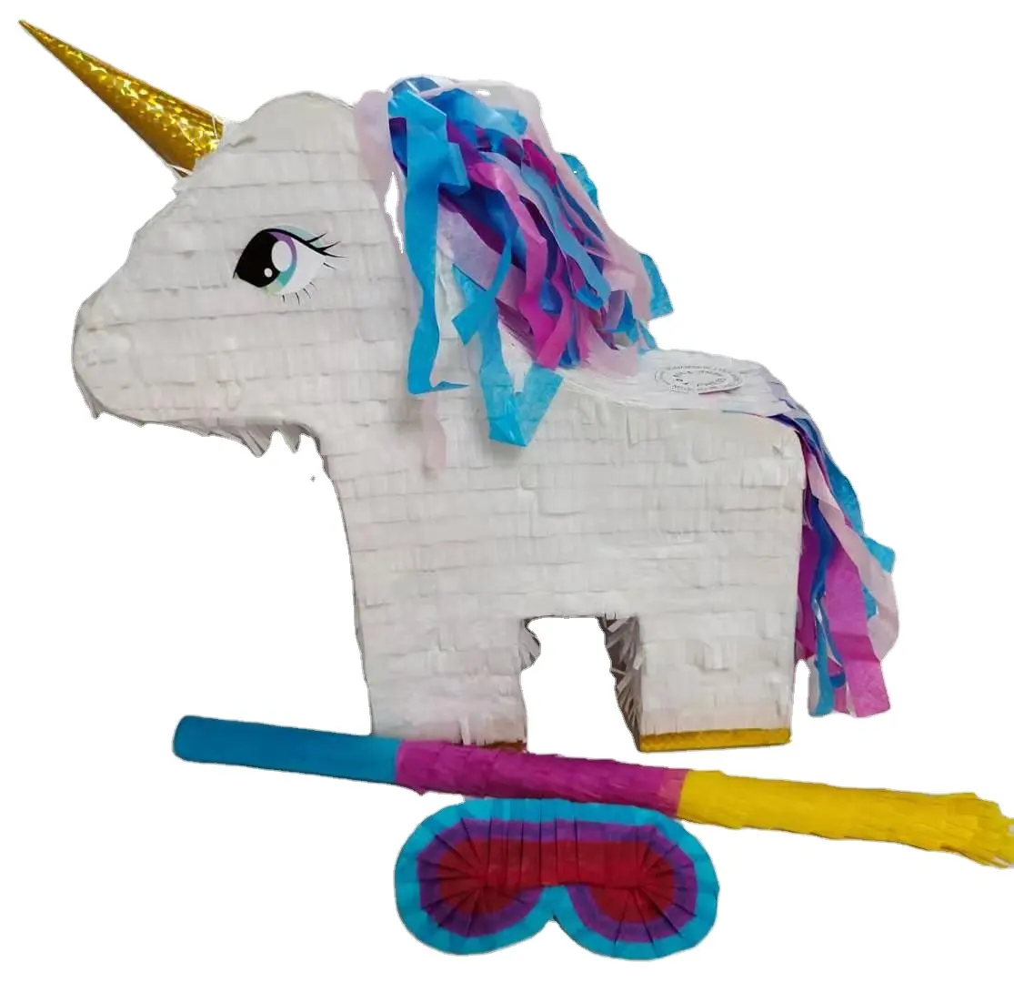 Party White Unicorn Pinata Designs For Kid Birthday