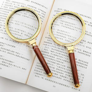 Wooden Handle Handheld <b>Magnifier</b> 90Mm Glass Lens High Definition <b>Reading</b> For Children Students Elderly - Product Image 5