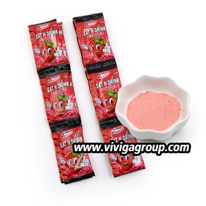 Органический мгновенный содовый клубничный апельсиновый порошок напиток Вкус фруктовый сок порошок - Product Image 2