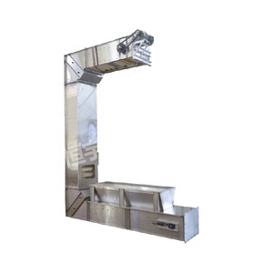 Chi phí-hiệu quả thép không gỉ hạt Xô thang máy legumes cà phê Đậu Snack thực phẩm C Loại băng tải cho đóng gói dòng máy - Product Image 1