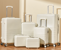 Ensemble de 6 valises de voyage unisexe en ABS de haute qualité, 12/14/16/20/24/28 pouces, avec roulettes pivotantes, prix usine, pour l'aéroport