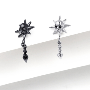 Piercing Labret en Titane ASTM F136 Style <span class=keywords><strong>Squelette</strong></span> Punk pour Halloween, Bijou Fileté, Cadeau de Mariage pour Enfants - Product Image 4