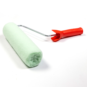 Con lăn sơn màu xanh lá cây 9 inch cao cấp với tay cầm màu đỏ-Công cụ sơn tường chuyên nghiệp cho kết thúc mịn - Product Image 3