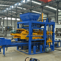 Machine de formage de blocs QT4-15C à commande PLC, moules interchangeables pour tous types de briques en ciment, vente chaude
