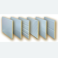 Panneaux sandwich en mousse PU pour toiture métallique, matériau de construction, panneau isolant en polyuréthane, panneau sandwich PU PIR pour murs et toitures