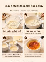Poudre de pudding de Chine pour usage commercial, sans cuisson, pour crème brûlée, dessert au caramel, collation, soupe sucrée, poudre de crème anglaise en sachet