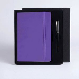 Promotional Custom Logo A5 A6 <b>Notebook</b> Sets With Elastic Closures for <b>Campus</b> and Exhibitions Giveaways - Product Image 1