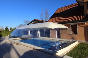 Couverture de piscine gonflable à bulles transparente, grande tente personnalisée, Mobile, toit de piscine étanche - Product Image 3