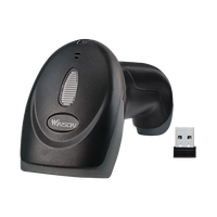 Escáner de Código de Barras Portátil y Económico, Lector de Códigos QR Inalámbrico 1D con CMOS, Interfaz USB para Supermercados