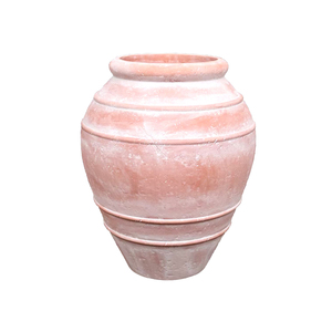 Pots de fleurs et jardinières en céramique écologiques de style rétro européen, vintage, rouille, pour usage au sol, taille et couleur personnalisées - Product Image 2