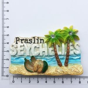 Venta al por Mayor Directa de Fábrica, Envío Directo, Recuerdo Turístico de <span class=keywords><strong>Seychelles</strong></span>, Artesaní<span class=keywords><strong>a</strong></span> de Resina Colorida, Imanes de Refrigerador Magnéticos de Estilo Europeo - Product Image 6