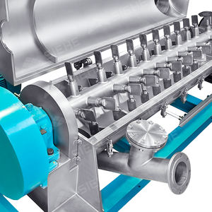 Bubuk semen peralatan pencampur berkelanjutan Mortar kering mixer pencincang Horizontal untuk makanan bumbu rasa bubuk karet - Product Image 4