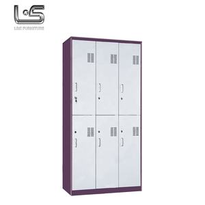 משרד/בית ריהוט פלדה בגדי 6 דלתות ארון בגדים ארון - Product Image 2