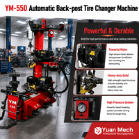 Machine à changer les pneus automatique YuanMech YM-550 à montage arrière, pour jantes de 13 à 26 pouces, pour voitures/SUV/camions légers, certifiée CE, 220V/380V, garantie 14 mois