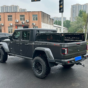 Barres transversales de toit Jeep Gladiator Garde-corps de protection en acier pour lit de ramassage Cadre anti-roulis Feux modifiés avec support arrière - Product Image 5