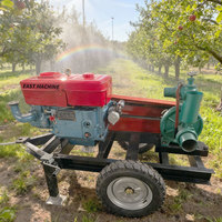 Haut débit 12Hp 15Hp 35Hp Diesel pompe d'irrigation agricole à grand débit pompe à incendie Diesel pompe centrifuge horizontale