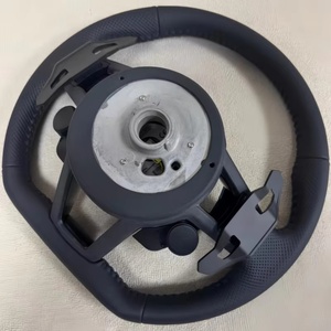 พวงมาลัยหนังเจาะรูแบบแบนสั่งทำพิเศษสำหรับรถยนต์ <span class=keywords><strong>Audi</strong></span> <span class=keywords><strong>RS</strong></span> R8 C6 C7 S7 S4 A4 R8 RS3 SQ5 S5 B9 A6 C8 A3 อุปกรณ์ตกแต่งรถยนต์ - Product Image 6