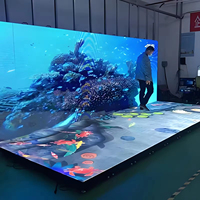 Pantalla Interactiva para Piso, Resistente al Agua IP65, de Alta Capacidad de Carga, Cartel Digital, Pantalla XR Brillante e Inmersiva para Escenarios de Baile
