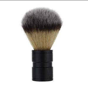 Poignée en alliage de zinc Brosse à raser professionnelle Outil de salon de coiffure, avec poils en nylon pour <span class=keywords><strong>barbier</strong></span> Brosse pour hommes - Product Image 4