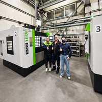 Centre d'usinage vertical CNC Fanuc MVL855S DRC Machinery avec axe Z à glissières pour usinage intensif