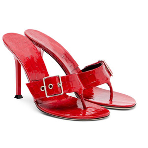 Nouveauté tendance 2026 : <span class=keywords><strong>Mules</strong></span> à talons hauts pour <span class=keywords><strong>femme</strong></span>, effet croco, avec bride à boucle - Product Image 1